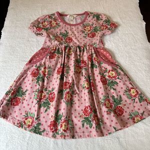 GIRLS MATILDA JANE Brilliant daydream Pretty In Pink Dress SIZE 4 Excellent Used